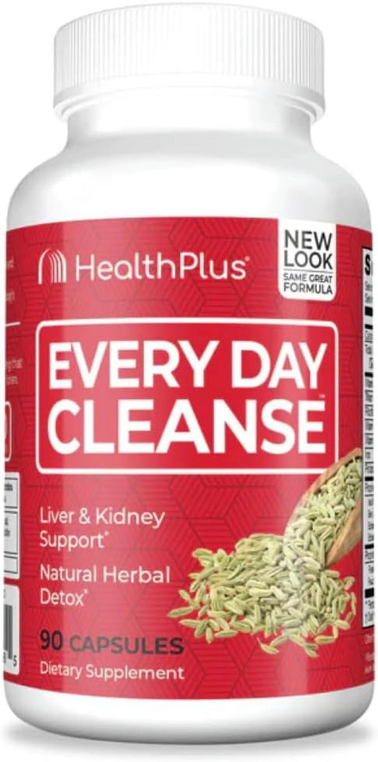 Every Day Cleanse Health Supplement - 90 Capsules for Total Wellness