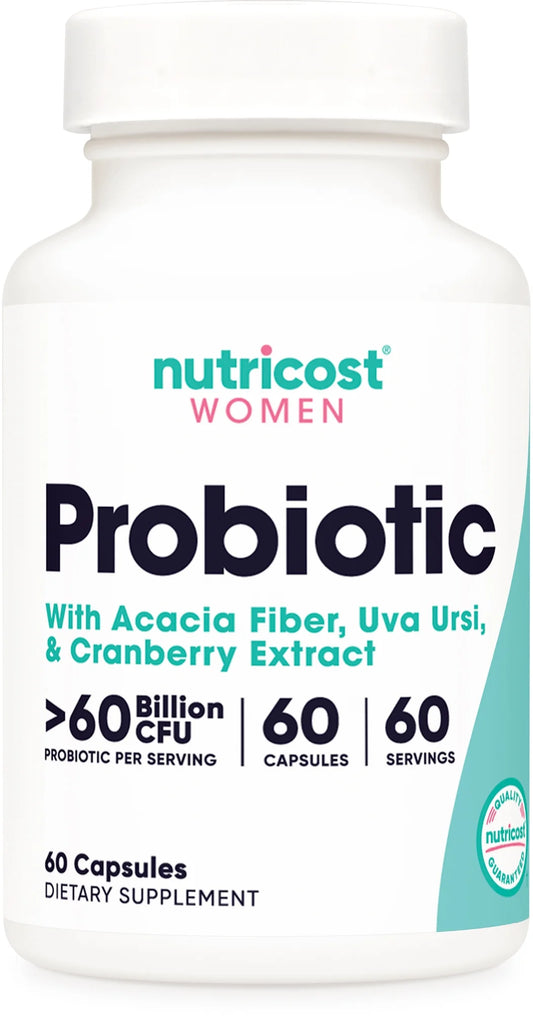 Probiotic for Women - 60 Billion CFU, 60 Capsules – Daily Probiotic Supplement for Digestive & Immune Health