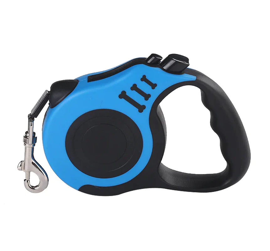 16.5FT Automatic Retractable Dog Leash – Durable Pet Collar Walking Lead