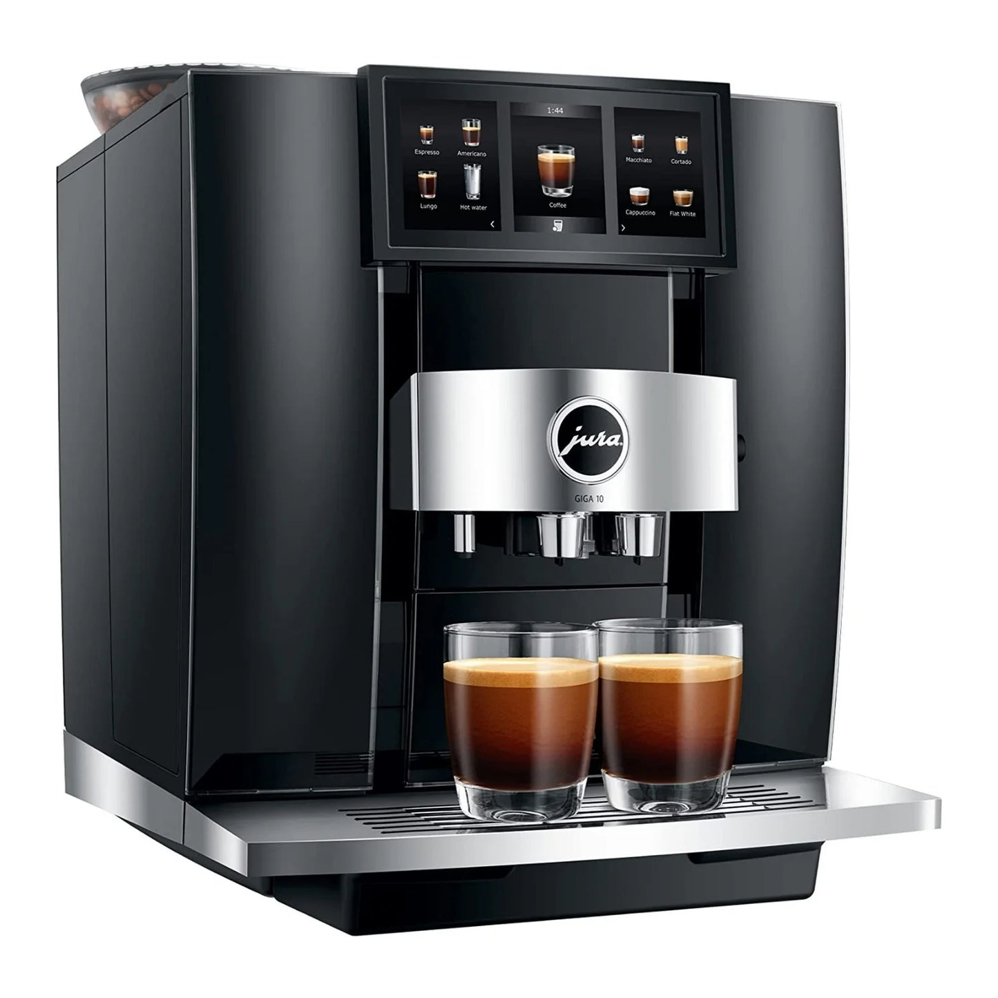 GIGA 10 Automatic Coffee Machine in Diamond Black – Premium Coffee Experience