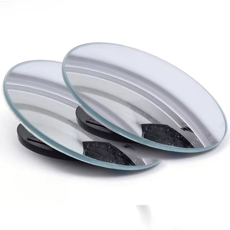 2Pcs 360° Adjustable Blind Spot Mirrors | Wide Angle Convex Rearview Mirrors for Car Reversing