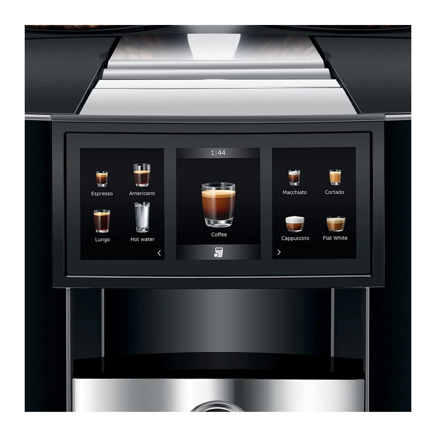 GIGA 10 Automatic Coffee Machine in Diamond Black – Premium Coffee Experience