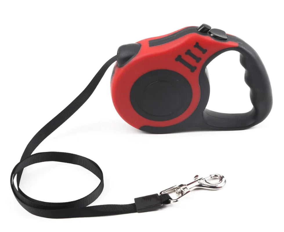 16.5FT Automatic Retractable Dog Leash – Durable Pet Collar Walking Lead