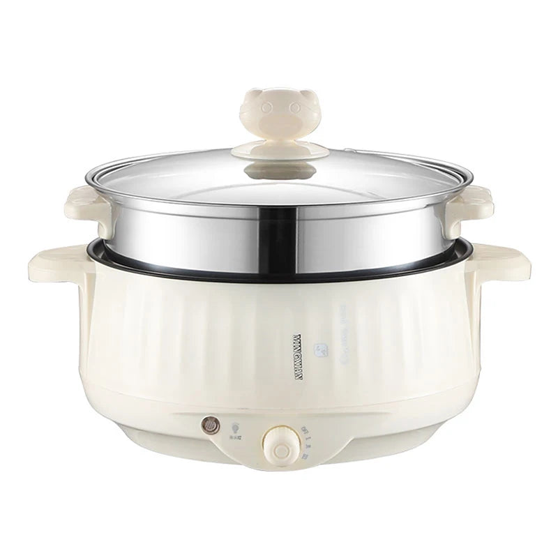 220V Multi Cookers - Single/Double Layer Electric Pot for 1-2 People | Non-Stick Hot Pot & Rice Cooker