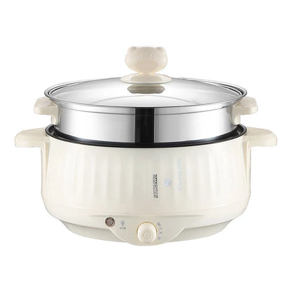 220V Multi Cookers - Single/Double Layer Electric Pot for 1-2 People | Non-Stick Hot Pot & Rice Cooker