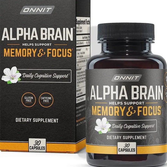 Alpha Brain (30 Count, Pack of 1) Supplement Edible Fitness Dietary Healthcare Natural Optimum