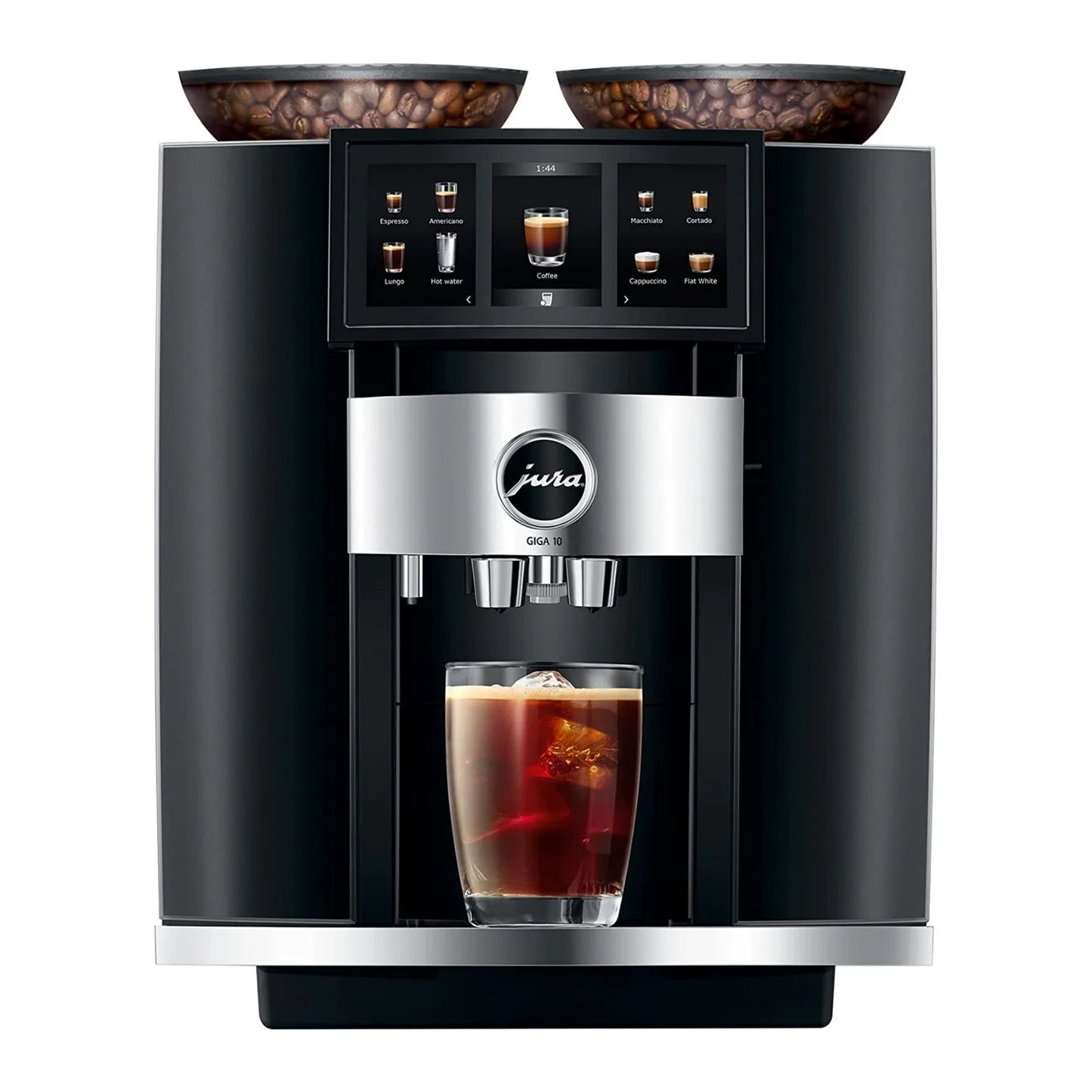 GIGA 10 Automatic Coffee Machine in Diamond Black – Premium Coffee Experience