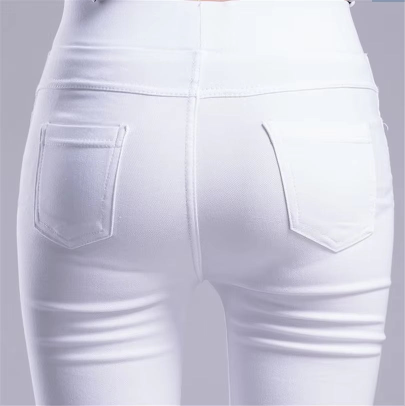 Women's Summer Elastic Casual Leggings - Stretch Skinny Slim Fit Pencil Pants